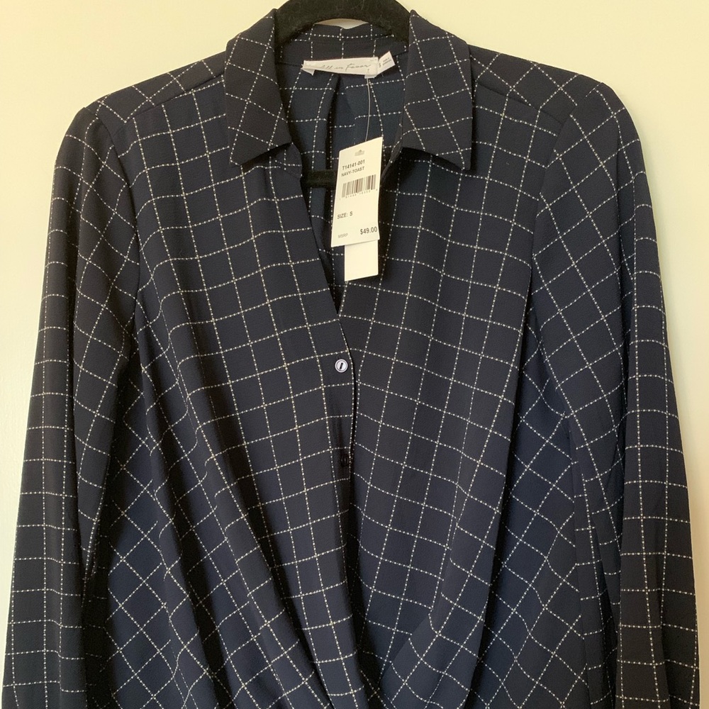 Nordstrom All In Favor Drape Front Blouse